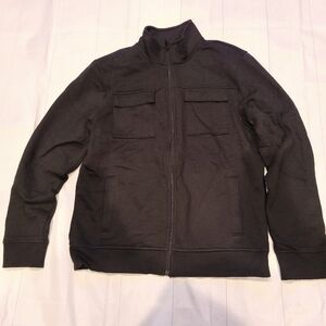 Apt. 9 Black Men's Bomber Jacket Medium
